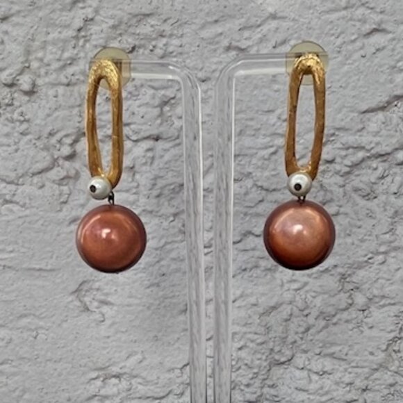 Vintage 1980s Earrings - Picture 3 of 4